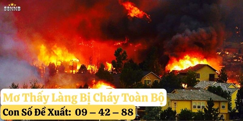 mơ thấy người đốt làng 88nn