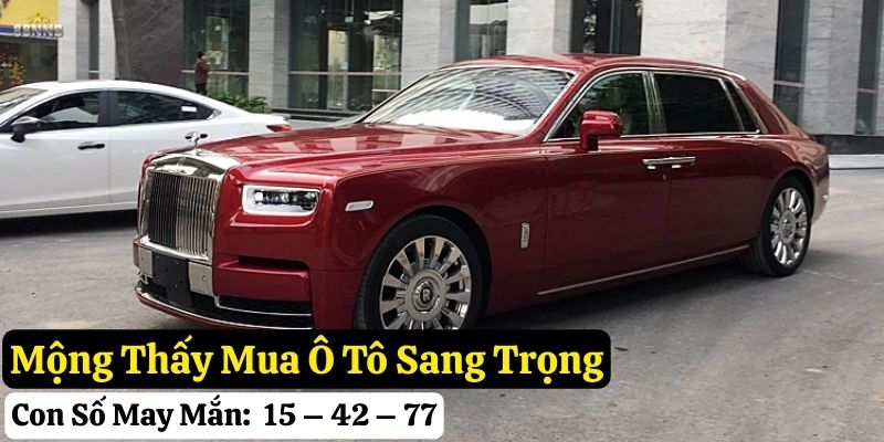 mơ thấy mua ô tô