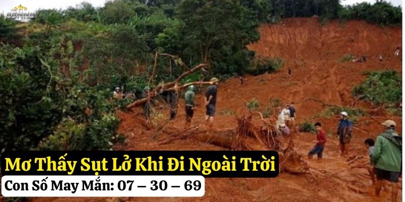 nằm mơ thấy sụt lở