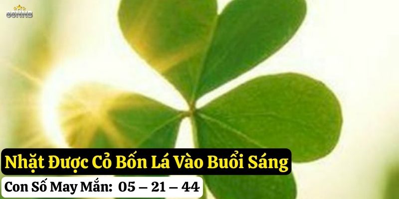 nhặt được cỏ bốn lá