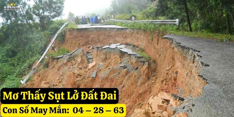 nằm mơ sụt lở