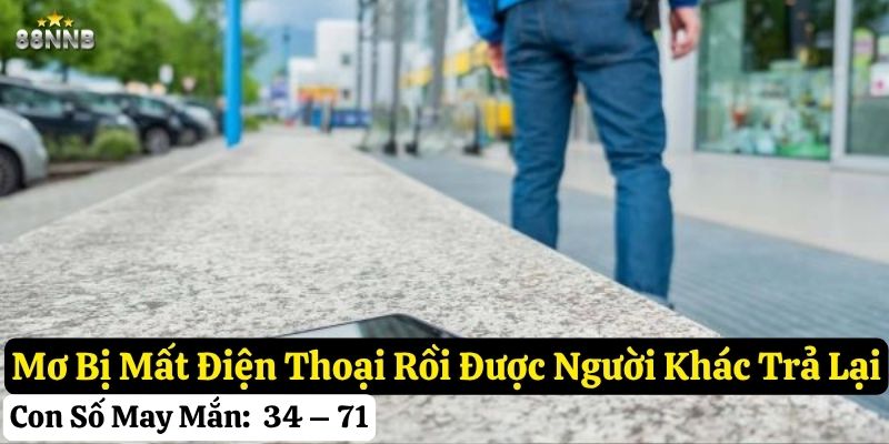 mơ bị mất điện thoại
