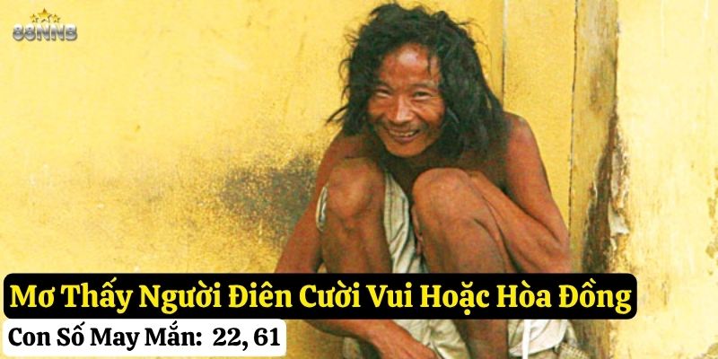 mơ thấy người điên