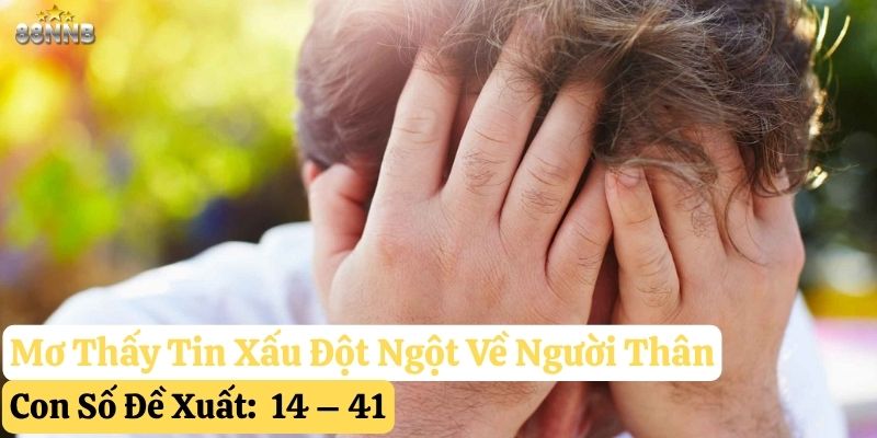 mơ thấy tin xấu đột ngột 88nn
