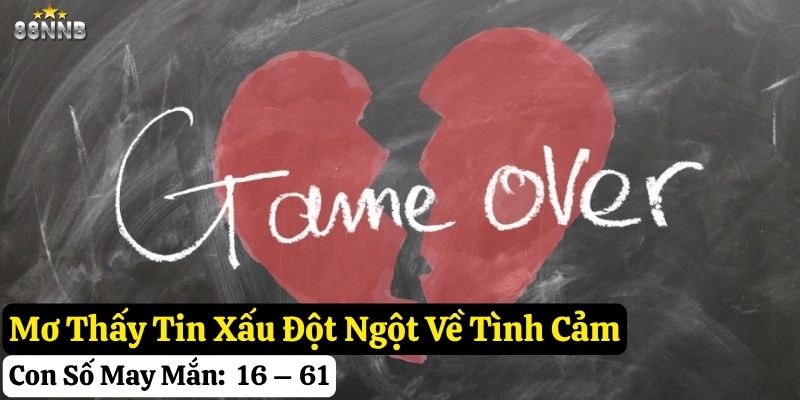 mơ thấy tin xấu đột ngột