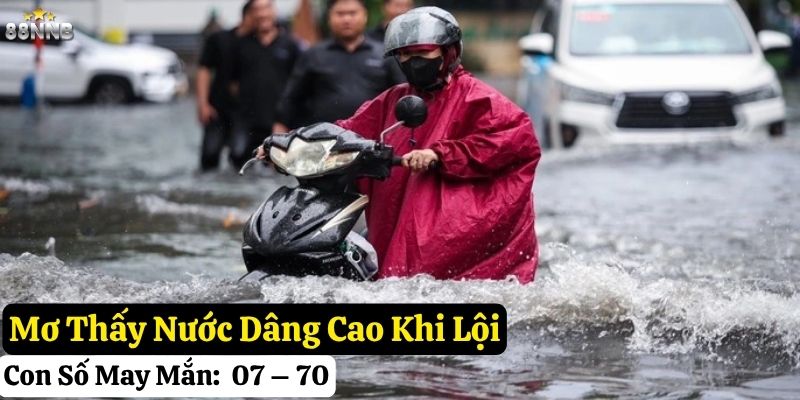 nằm mơ thấy lội nước