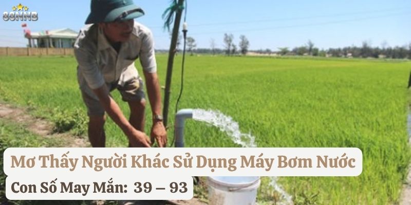 nằm mơ máy bơm nước