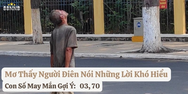 nằm mơ thấy người điên