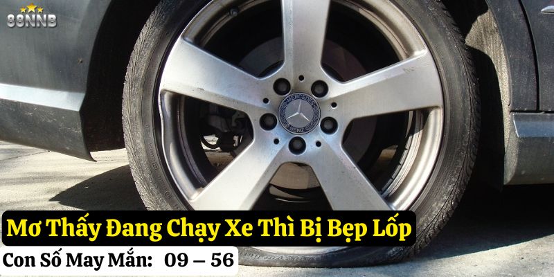 mơ thấy bẹp lốp xe