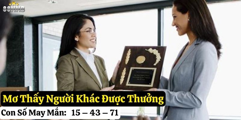 mơ thấy được thưởng