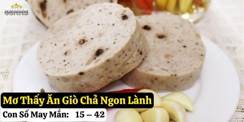 mơ thấy giò chả