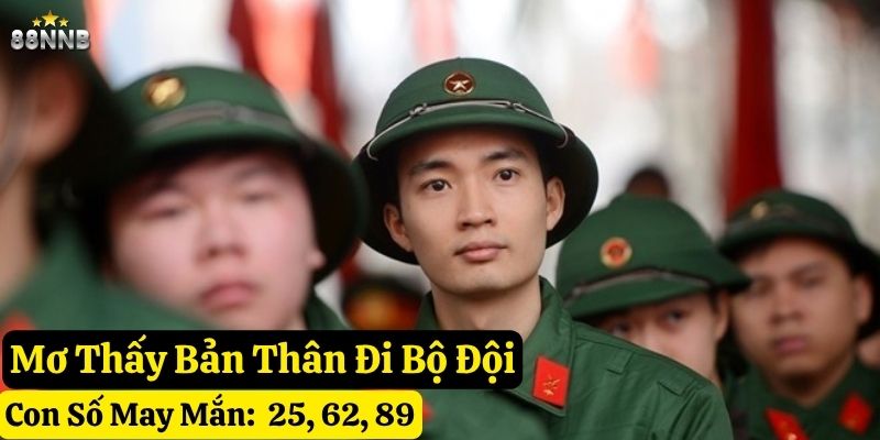 nằm mơ thấy đi bộ đội