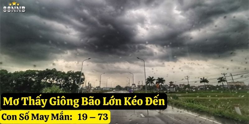 nằm mơ thấy giông bão