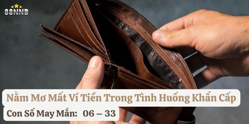 mơ thấy mất ví tiền