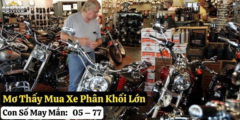 mơ thấy xe phân khối lớn
