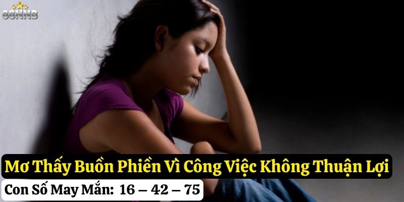 nằm mơ thấy buồn phiền