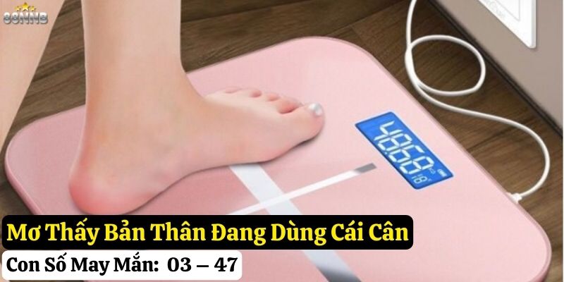 nằm mơ thấy cái cân
