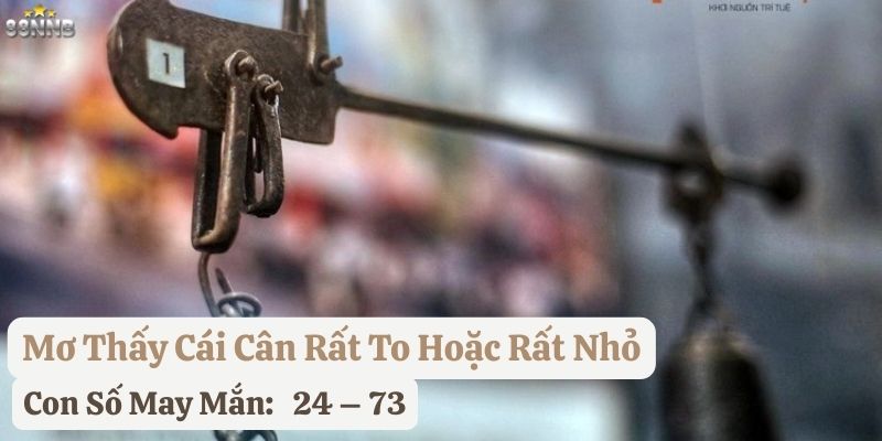 mơ thấy cái cân 88nn