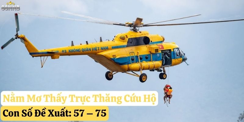 mơ thấy trực thăng